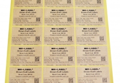 Decal da bò (decal giấy Kraft)